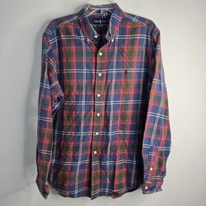 Ralph Lauren Button Down  2XL Multicolor Plaid Long Sleeve, Cabincore, Outdoors‎